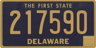 DE license plate 217590