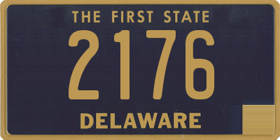 DE license plate 2176