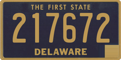 DE license plate 217672