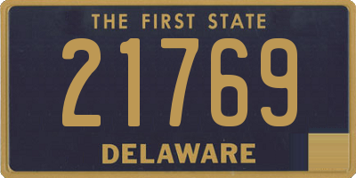 DE license plate 21769