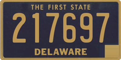DE license plate 217697