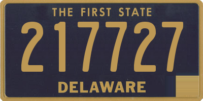 DE license plate 217727