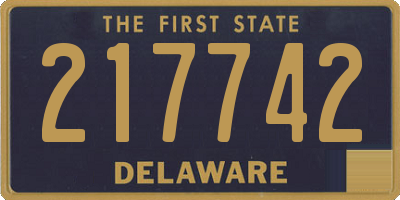 DE license plate 217742