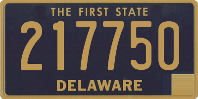 DE license plate 217750