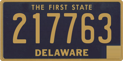 DE license plate 217763