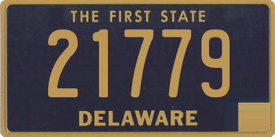 DE license plate 21779