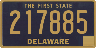 DE license plate 217885