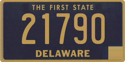 DE license plate 21790