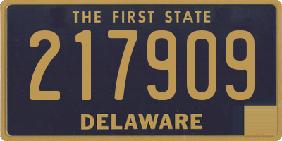 DE license plate 217909
