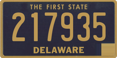 DE license plate 217935