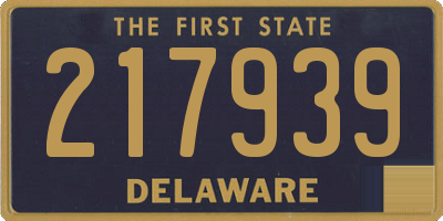 DE license plate 217939