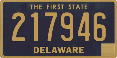 DE license plate 217946