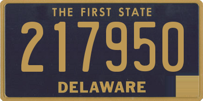 DE license plate 217950