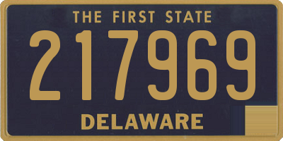 DE license plate 217969