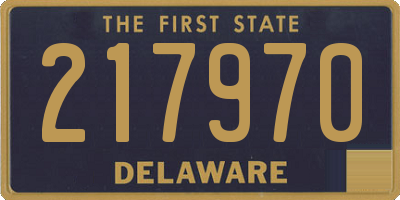 DE license plate 217970
