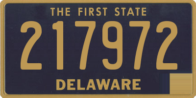 DE license plate 217972