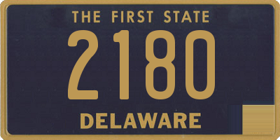 DE license plate 2180