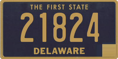 DE license plate 21824