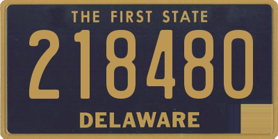 DE license plate 218480