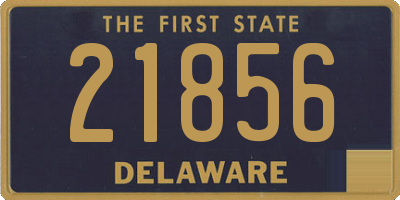 DE license plate 21856