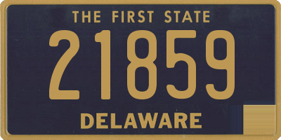 DE license plate 21859