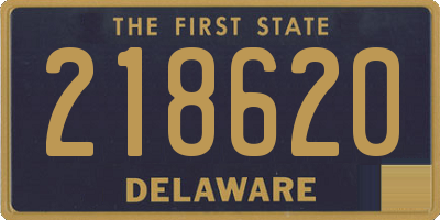 DE license plate 218620