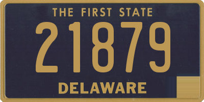 DE license plate 21879