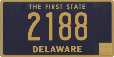 DE license plate 2188