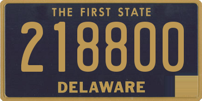 DE license plate 218800