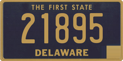 DE license plate 21895