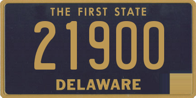 DE license plate 21900
