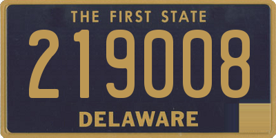 DE license plate 219008