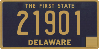DE license plate 21901