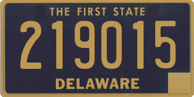 DE license plate 219015