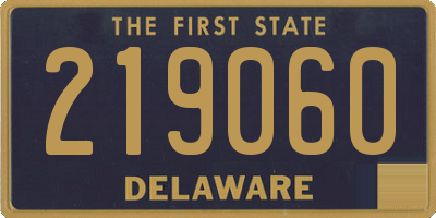 DE license plate 219060