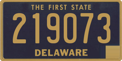DE license plate 219073