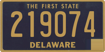DE license plate 219074
