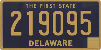 DE license plate 219095