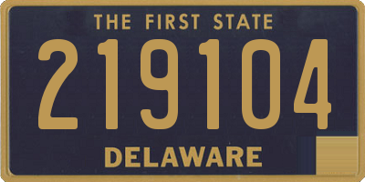 DE license plate 219104