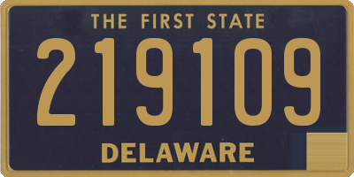 DE license plate 219109