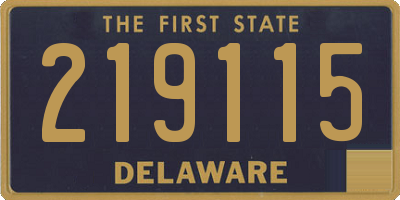 DE license plate 219115