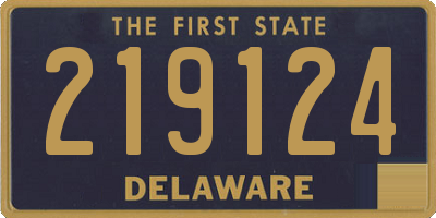 DE license plate 219124