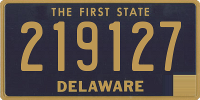 DE license plate 219127