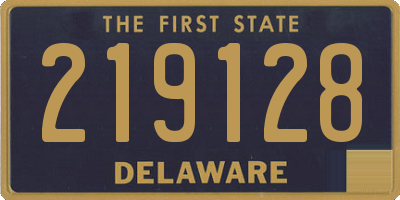 DE license plate 219128