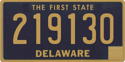 DE license plate 219130