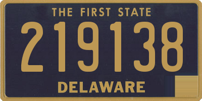 DE license plate 219138