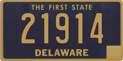 DE license plate 21914