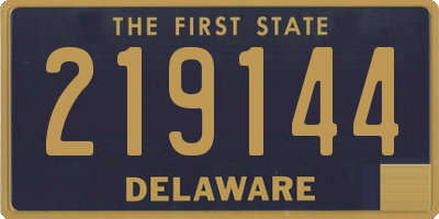 DE license plate 219144