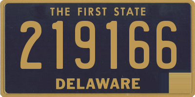 DE license plate 219166