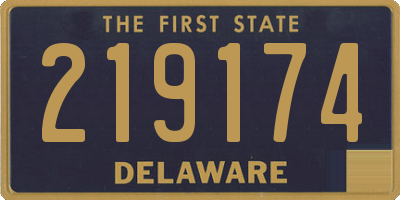 DE license plate 219174